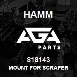 818143 Hamm MOUNT FOR SCRAPER | AGA Parts