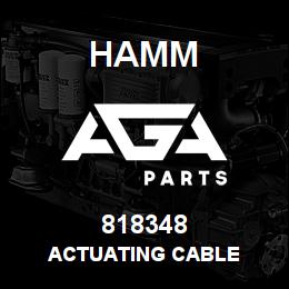 818348 Hamm ACTUATING CABLE | AGA Parts