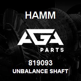 819093 Hamm UNBALANCE SHAFT | AGA Parts