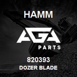 820393 Hamm DOZER BLADE | AGA Parts