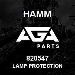 820547 Hamm LAMP PROTECTION | AGA Parts