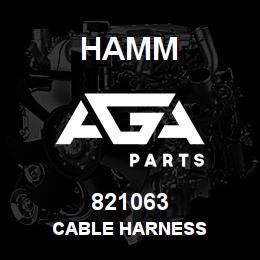 821063 Hamm CABLE HARNESS | AGA Parts
