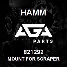 821292 Hamm MOUNT FOR SCRAPER | AGA Parts