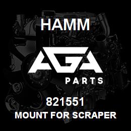 821551 Hamm MOUNT FOR SCRAPER | AGA Parts