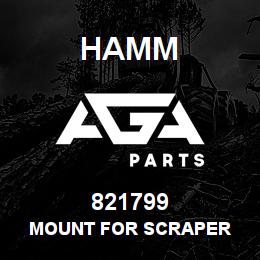 821799 Hamm MOUNT FOR SCRAPER | AGA Parts