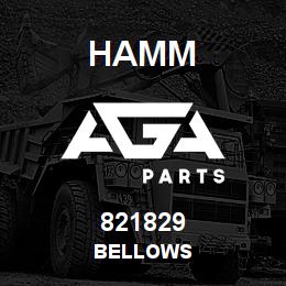 821829 Hamm BELLOWS | AGA Parts