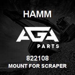 822108 Hamm MOUNT FOR SCRAPER | AGA Parts