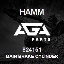 824151 Hamm MAIN BRAKE CYLINDER | AGA Parts