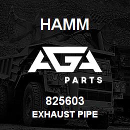 825603 Hamm EXHAUST PIPE | AGA Parts