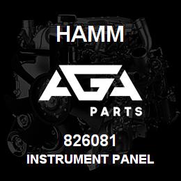 826081 Hamm INSTRUMENT PANEL | AGA Parts