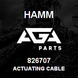 826707 Hamm ACTUATING CABLE | AGA Parts