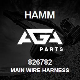 826782 Hamm MAIN WIRE HARNESS | AGA Parts