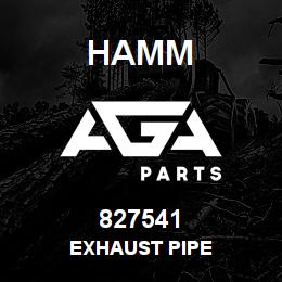 827541 Hamm EXHAUST PIPE | AGA Parts