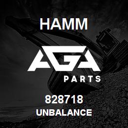 828718 Hamm UNBALANCE | AGA Parts