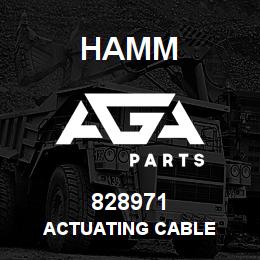 828971 Hamm ACTUATING CABLE | AGA Parts