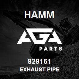829161 Hamm EXHAUST PIPE | AGA Parts