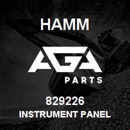 829226 Hamm INSTRUMENT PANEL | AGA Parts