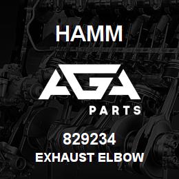 829234 Hamm EXHAUST ELBOW | AGA Parts