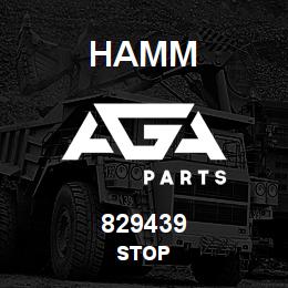 829439 Hamm STOP | AGA Parts