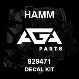 829471 Hamm DECAL KIT | AGA Parts