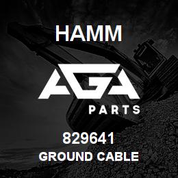 829641 Hamm GROUND CABLE | AGA Parts
