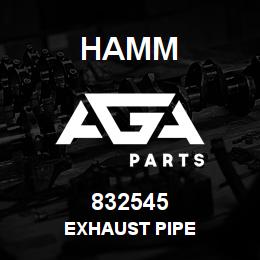 832545 Hamm EXHAUST PIPE | AGA Parts