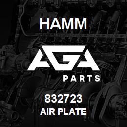 832723 Hamm AIR PLATE | AGA Parts