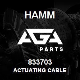 833703 Hamm ACTUATING CABLE | AGA Parts