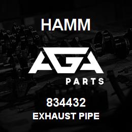 834432 Hamm EXHAUST PIPE | AGA Parts