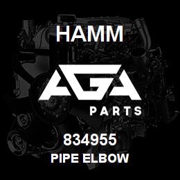 834955 Hamm PIPE ELBOW | AGA Parts