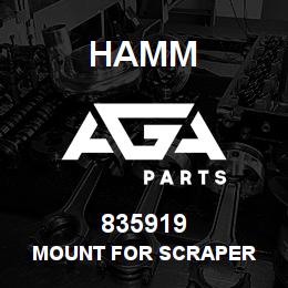 835919 Hamm MOUNT FOR SCRAPER | AGA Parts