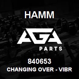 840653 Hamm CHANGING OVER - VIBRATION | AGA Parts