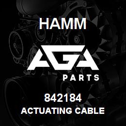 842184 Hamm ACTUATING CABLE | AGA Parts