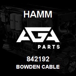 842192 Hamm BOWDEN CABLE | AGA Parts