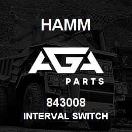 843008 Hamm INTERVAL SWITCH | AGA Parts