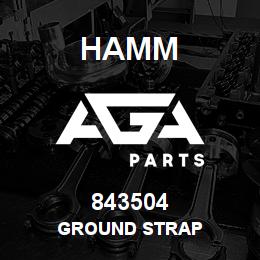 843504 Hamm GROUND STRAP | AGA Parts