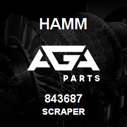 843687 Hamm SCRAPER | AGA Parts
