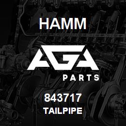 843717 Hamm TAILPIPE | AGA Parts