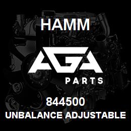 844500 Hamm UNBALANCE ADJUSTABLE | AGA Parts