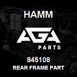 845108 Hamm REAR FRAME PART | AGA Parts