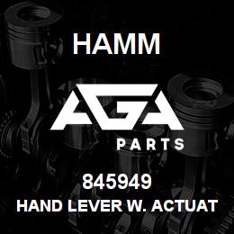 845949 Hamm HAND LEVER W. ACTUATING CABLE | AGA Parts