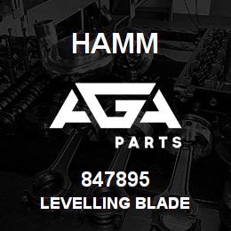 847895 Hamm LEVELLING BLADE | AGA Parts