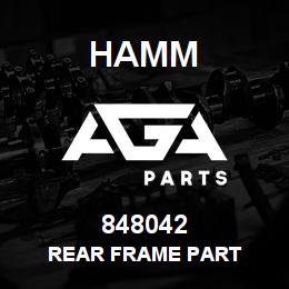 848042 Hamm REAR FRAME PART | AGA Parts