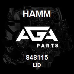 848115 Hamm LID | AGA Parts