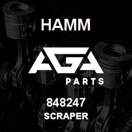 848247 Hamm SCRAPER | AGA Parts