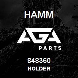 848360 Hamm HOLDER | AGA Parts