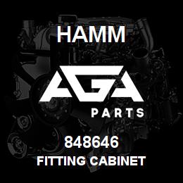 848646 Hamm FITTING CABINET | AGA Parts
