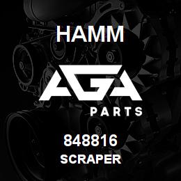 848816 Hamm SCRAPER | AGA Parts