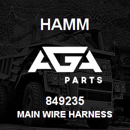 849235 Hamm MAIN WIRE HARNESS | AGA Parts