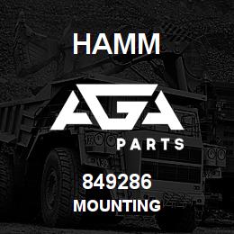 849286 Hamm MOUNTING | AGA Parts